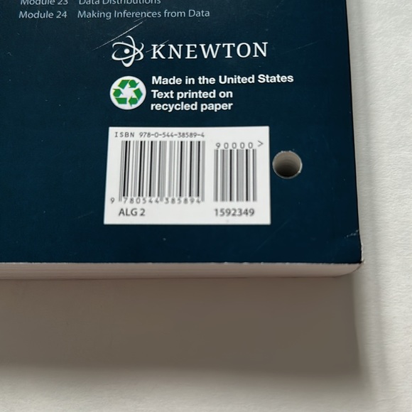 Houghton Mifflin Harcourt Algebra 2 Volume 1 - Picture 3 of 13